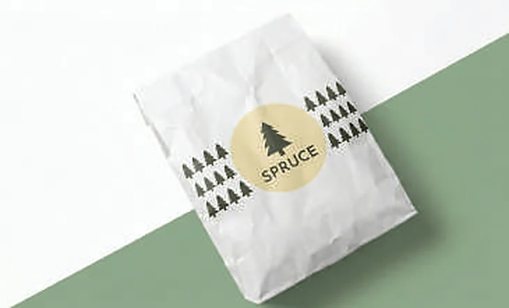 Spruce paper bag